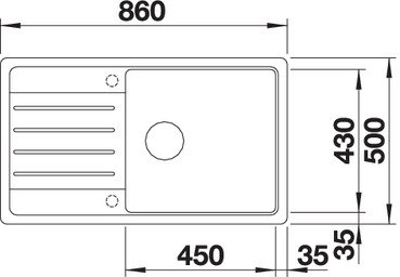 Кухонная мойка Blanco Legra XL 6 S